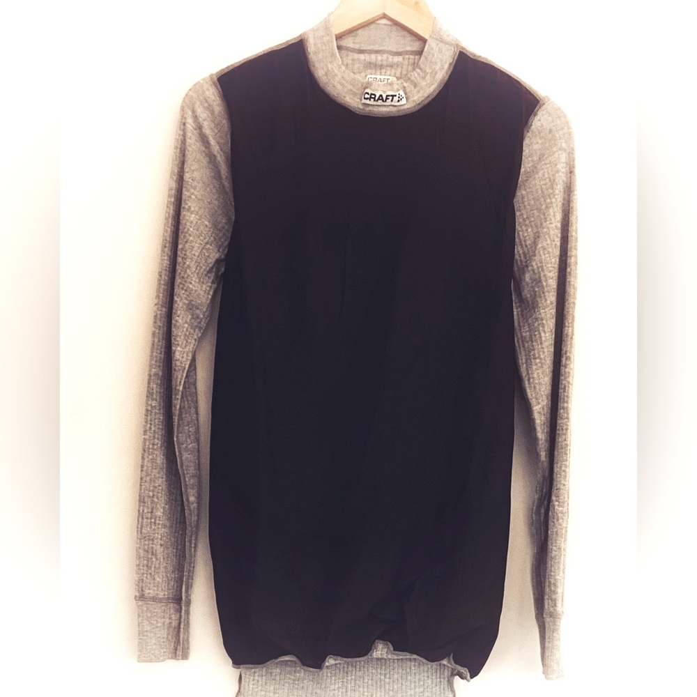 Craft Gray/Charcoal Long Sleeve Cycling Jersey